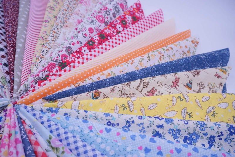 Phantomon 50pcs Cotton Fabric Craft Precut Square Patchwork Sheets for Quilting, Sewing, Scrapbooking, Simplicity Patterns (10Inch x 10Inch) - Image 4